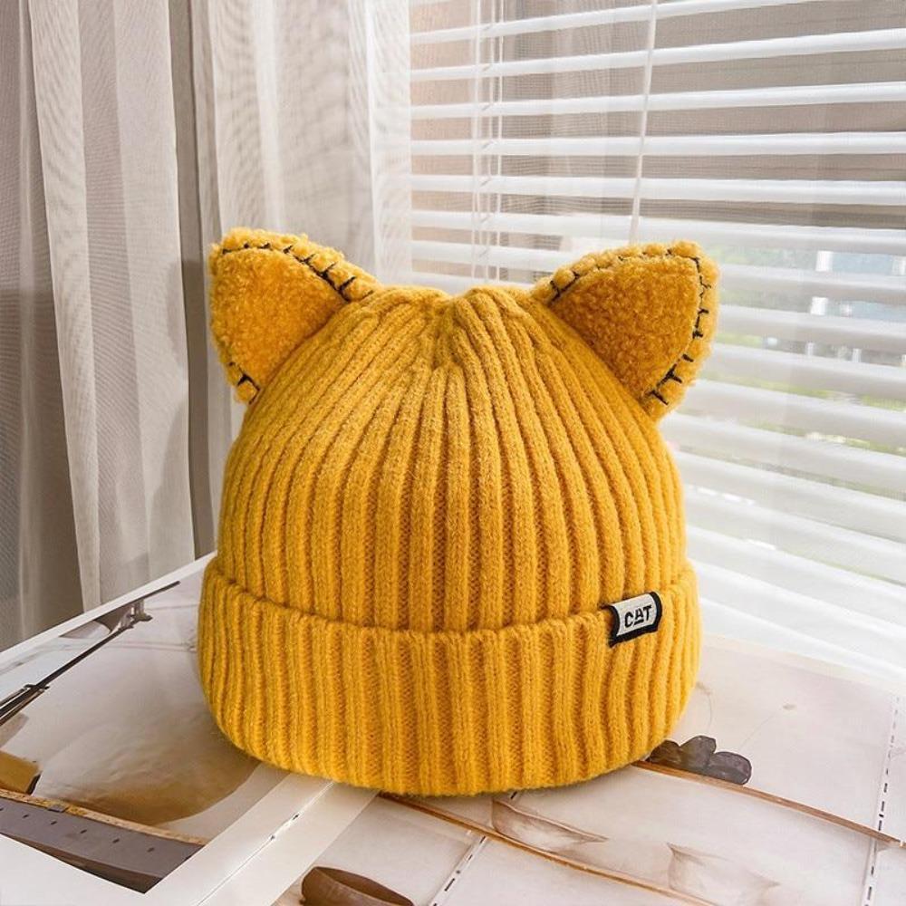 CozyCat Beanie - Trendy Winter Hat with Cat Ears Bowlift