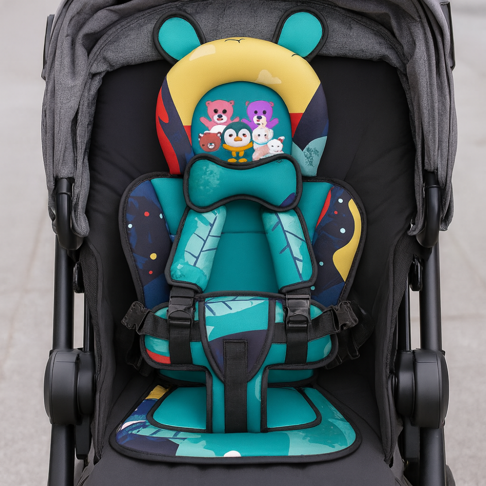 BowLift | Portable Baby Travel Seat Harness Lightweight Foldable Safety Chair