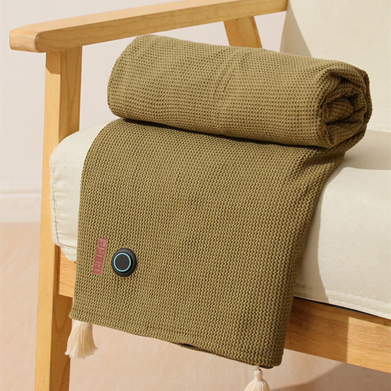 BowLift | CozyWarm USB Heated Blanket – Portable Electric Throw with 3 Heat Settings & Soft Fleece Fabric