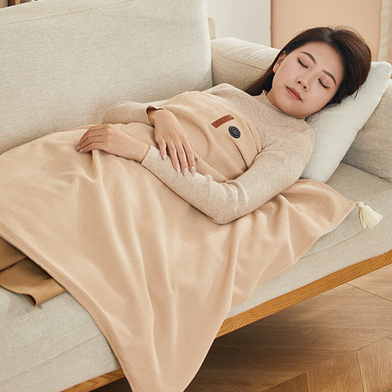BowLift | CozyWarm USB Heated Blanket – Portable Electric Throw with 3 Heat Settings & Soft Fleece Fabric