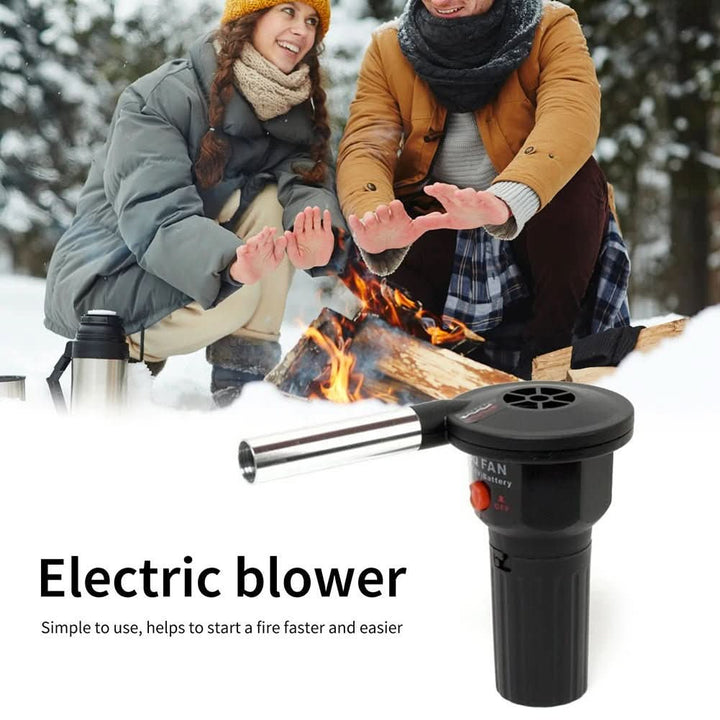 BowLift | Portable aluminium fire bellows for quick lighting
