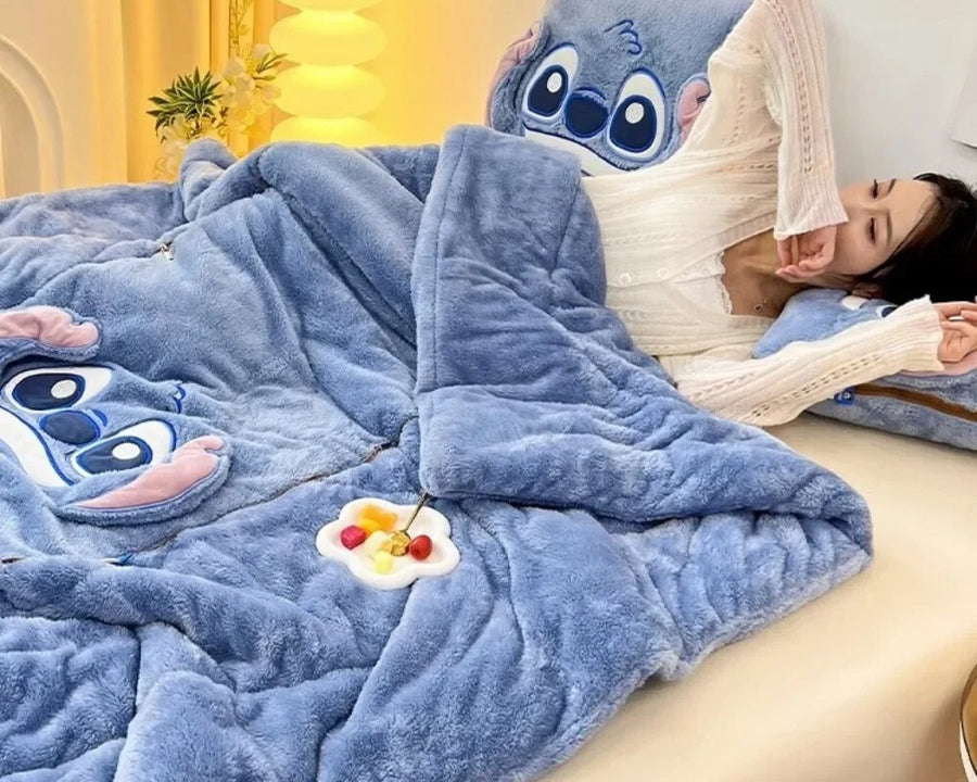 BowLift | Convertible CozyNest Blanket Pillow Combo for Home Comfort