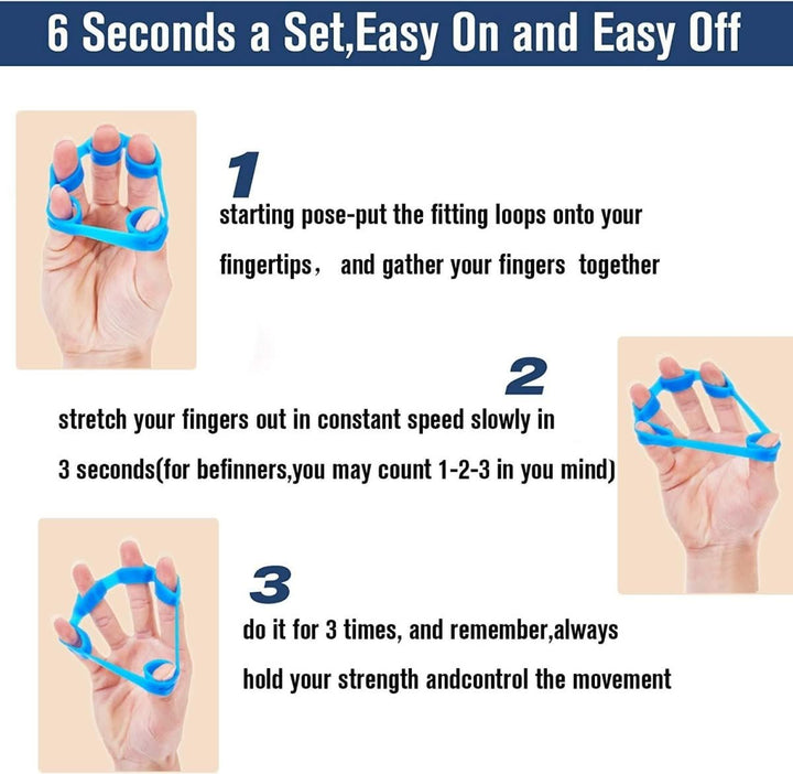 BowLift | 6-piece hand trainer set for better grip strength & pain relief