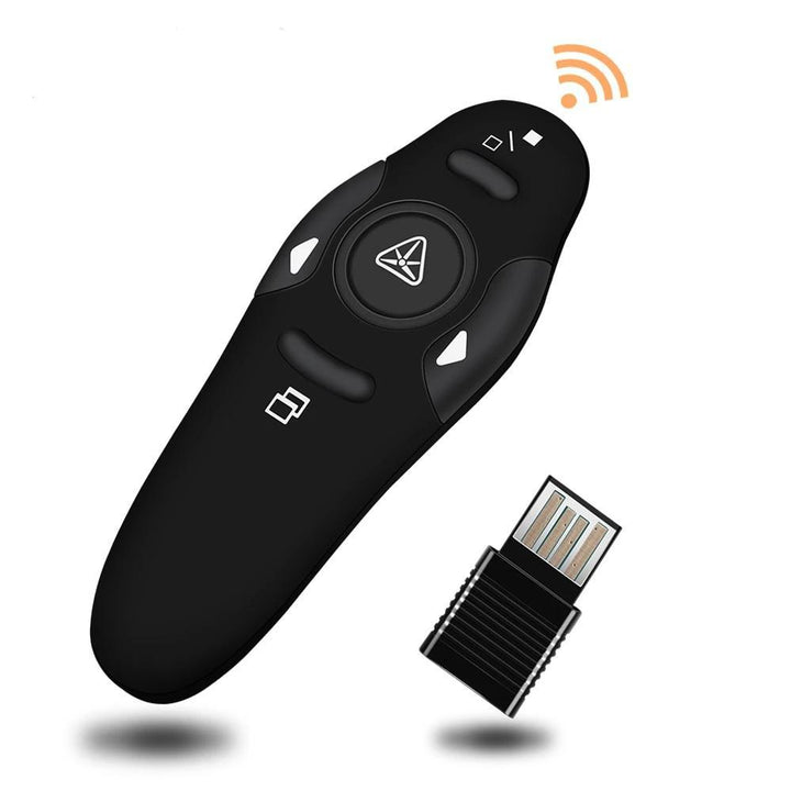 BowLift | 2.4GHz Wireless Presenter Red Laser Pointers Pen USB Receiver RF Remote Control Page Turn PPT Powerpoint Presentation