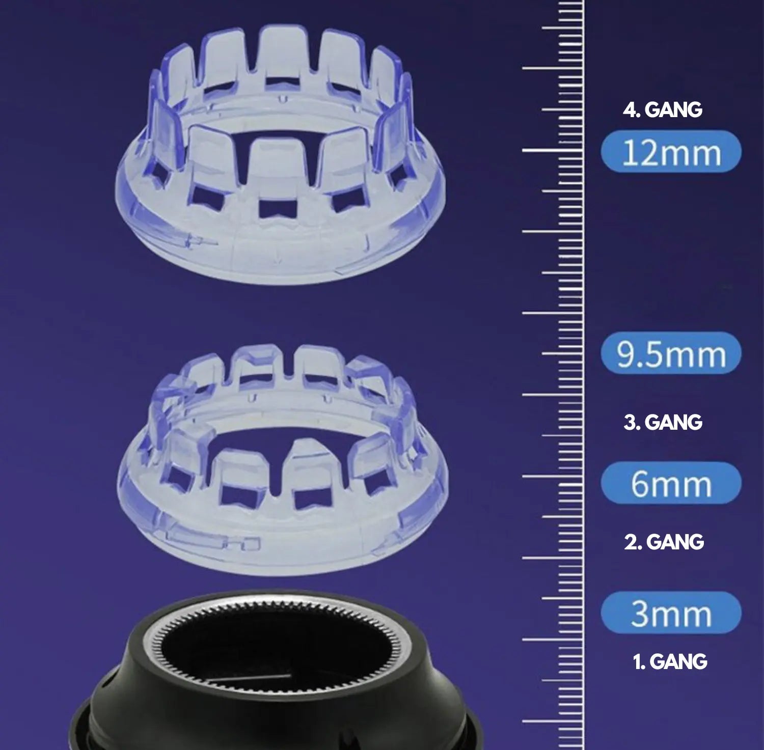 BowLift | Cordless Hair Clipper | USB-C Rechargeable & LED Display