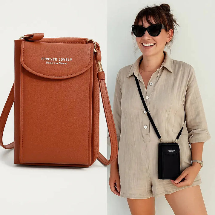 BowLift | Practical Clutch Wallet with Shoulder Strap – Removable & Versatile to Wear