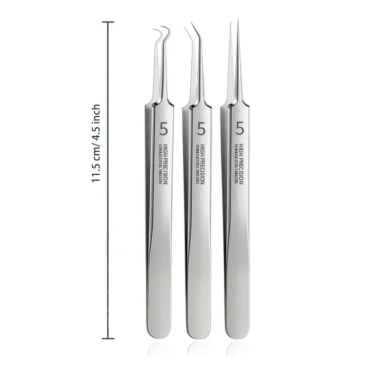 BowLift | Precision Tweezer Set – Acknowledge tools made of stainless steel for flawless skin