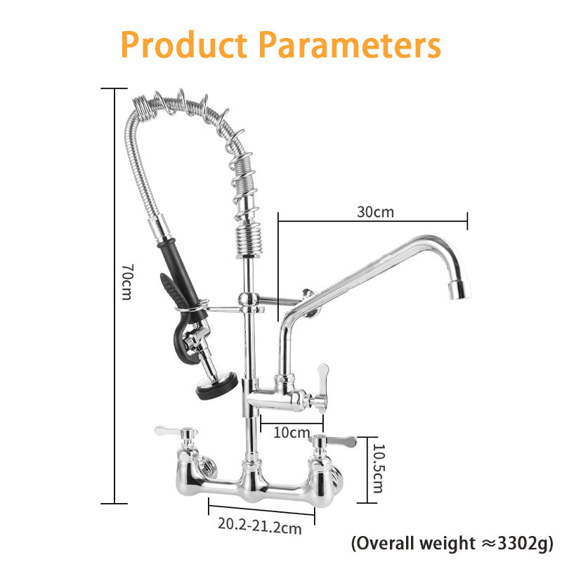 BowLift | Commercial Kitchen Faucet, Restaurant And Hotel Faucet, High Pressure Hot And Cold Dishwashing Shower