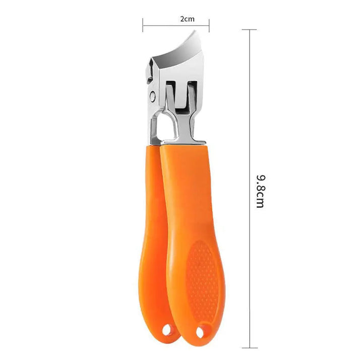BowLift | Nail clipper with wide handle & splash guard – For thick nails without effort
