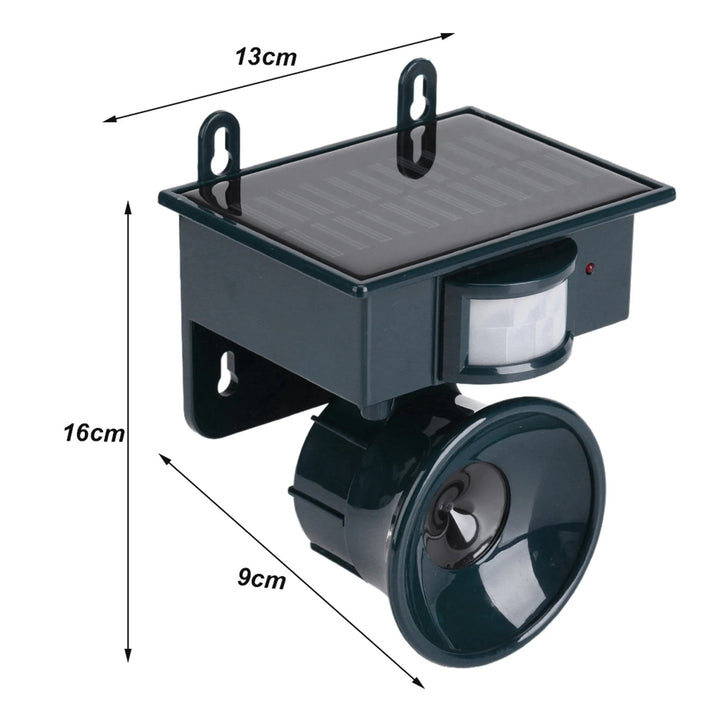 BowLift | Solar-Powered Bird Repellent with Motion Sensor – Sound Deterrent for Outdoor