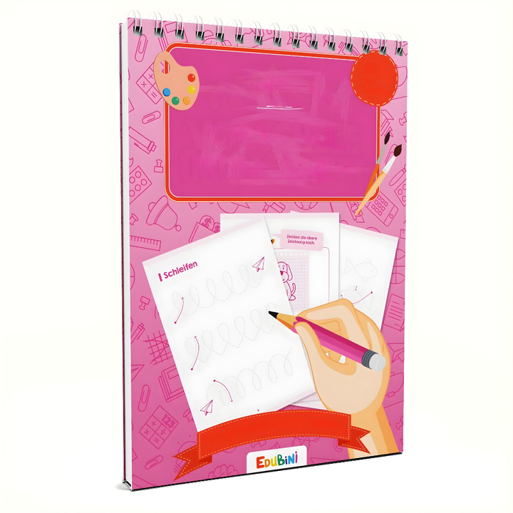 BowLift | Preschool Workbook Reusable Practice Booklets Learn Letters Numbers