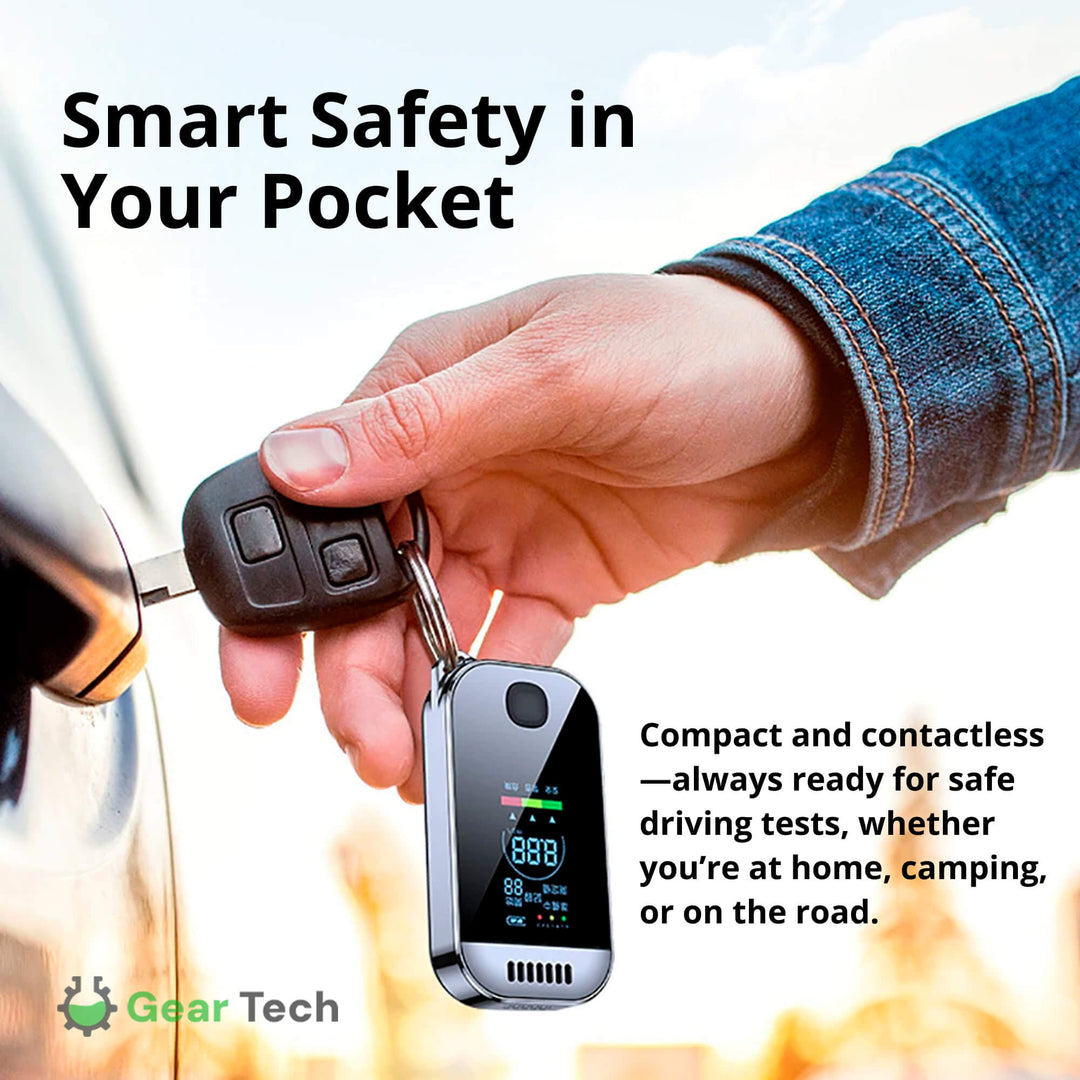 BowLift | Professional Breathalyzer Alcohol Meter | High-Precision, Contactless Design & Ideal for Home, Camping, or Safe Driving