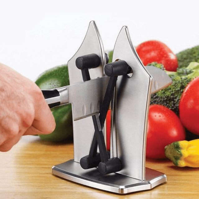 Knife sharpener for straight and serrated blades | Bowlift