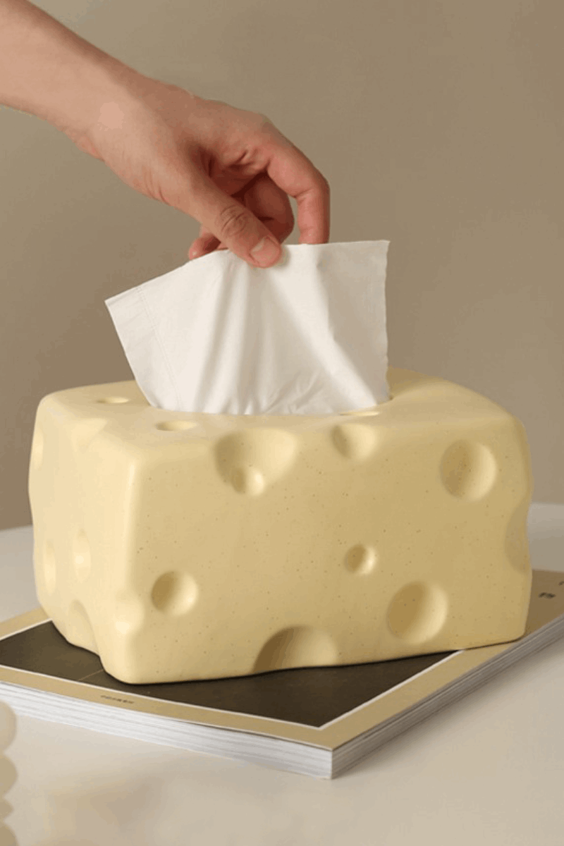 BowLift | 3D Cheese Design Tissue Holder for Creativity