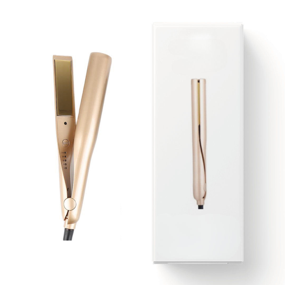 BowLift | 2 in 1 Straightener with Ceramic Plates and Temperature Control – The Best Hair Straightener for Waves, Curls, Buns