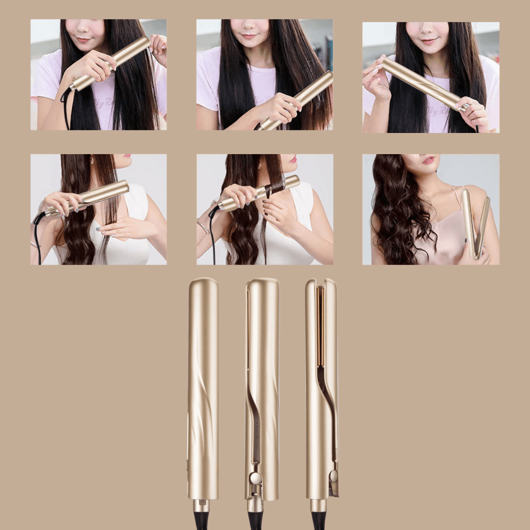 BowLift | Hair straightener with ceramic plates – fast heating and smooth styling