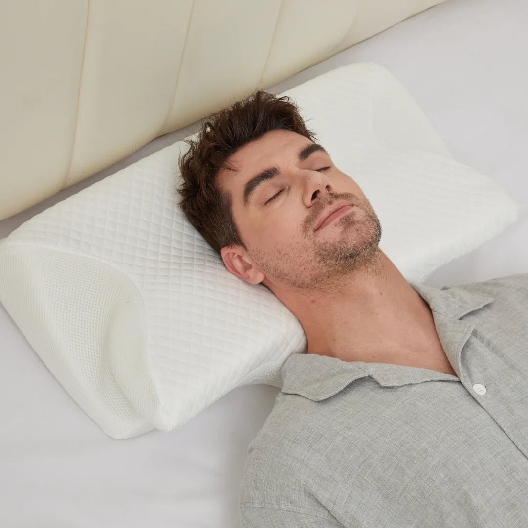 BowLift | Cervical Pillow for Neck Pain Relief – Orthopedic Memory Foam Neck Support Pillow for Cervical, Shoulder & Back Alignment