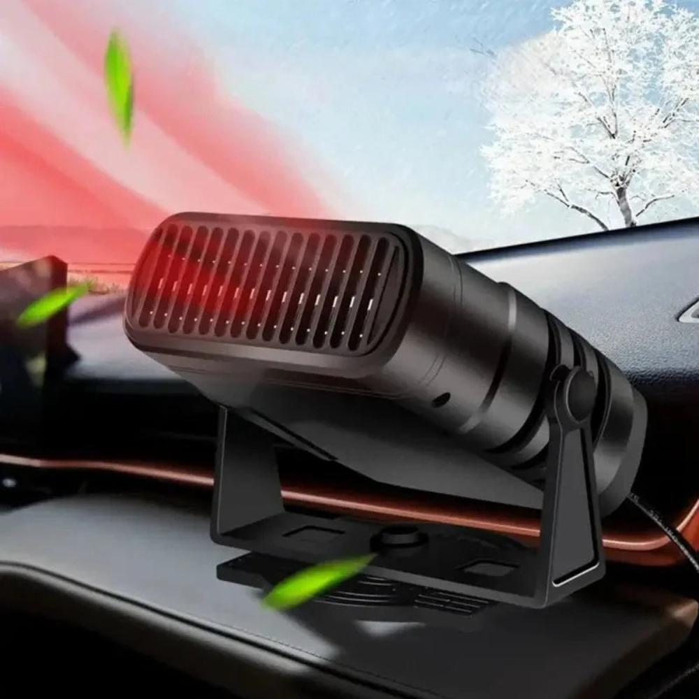 BowLift | Portable Heating Device 12V with 360° Rotating Handle – Defogging and Cooling for Car