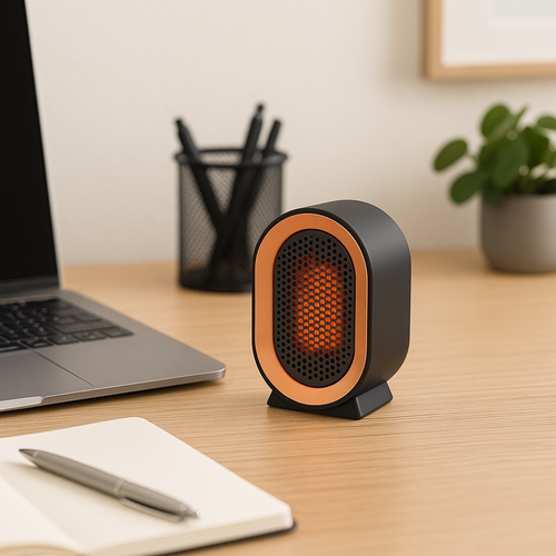 BowLift | Portable Electric Heater Energy-Efficient Ceramic Low Energy Consumption, Quiet and Compact for Rooms 21-30 m²