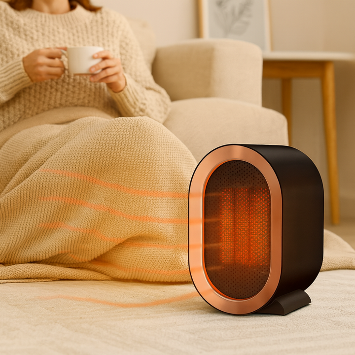 BowLift | Portable Electric Heater Energy Efficient with Fast Heating - Compact, Quiet, Ideal for Home and Office