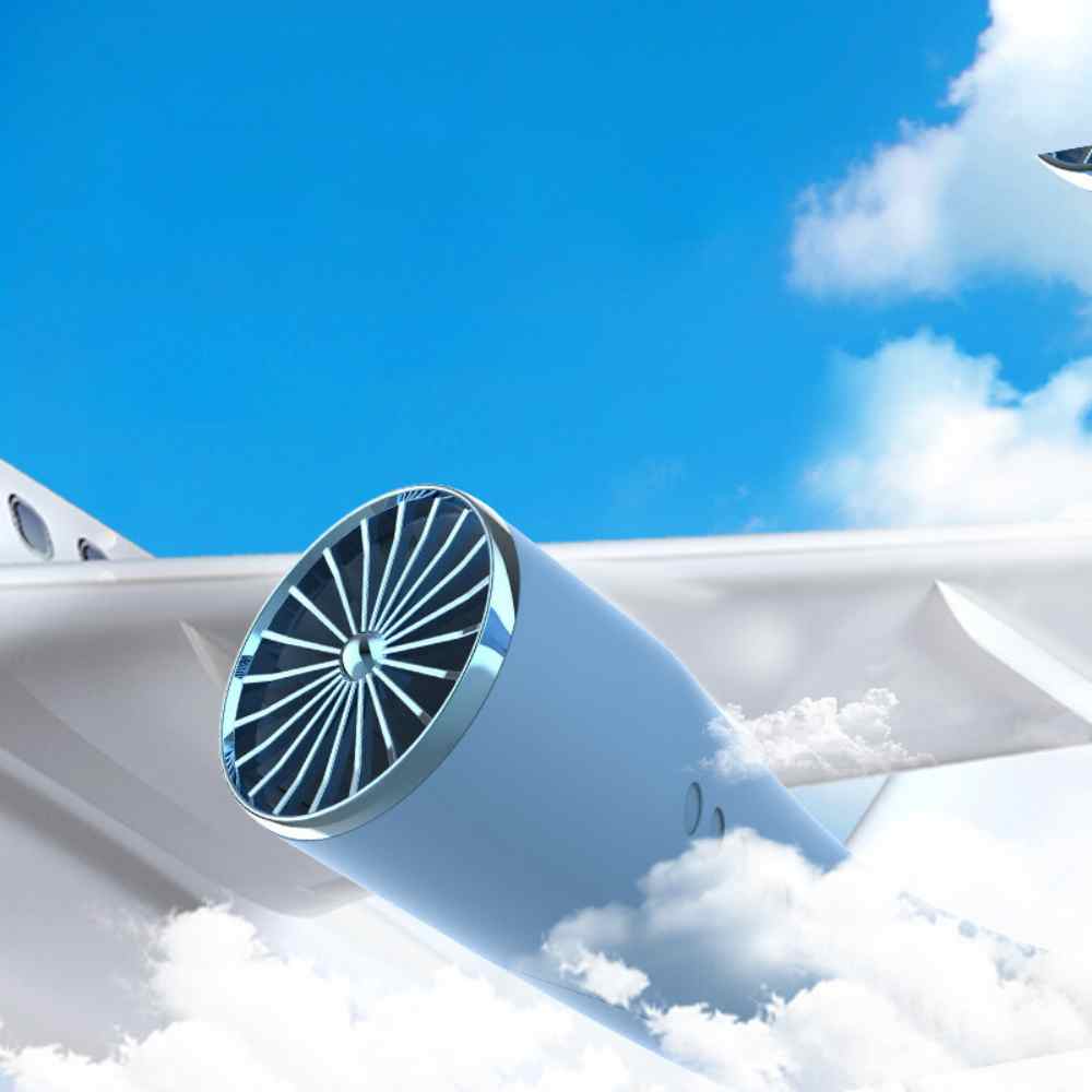 BowLift | Bladeless Portable Neck Fan with 3 Speed Silent Cooling 4000 mAh Rechargeable