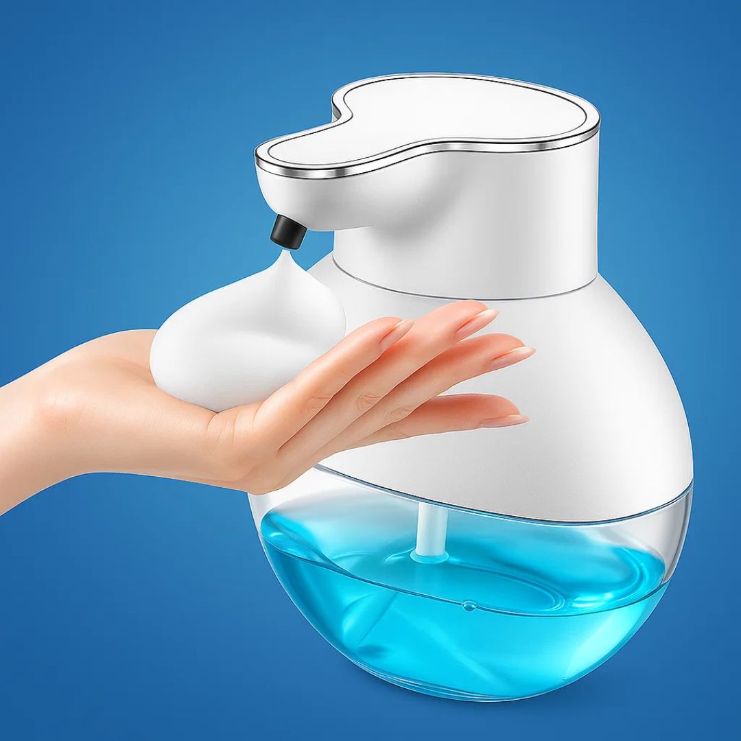PureFoam | Touchless Foam Soap Dispenser – Infrared Sensor – IPX5 Waterproof – USB Rechargeable Hygiene Bowlift