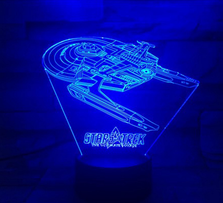BowLift | Star Trek 3D optical illusion lamp