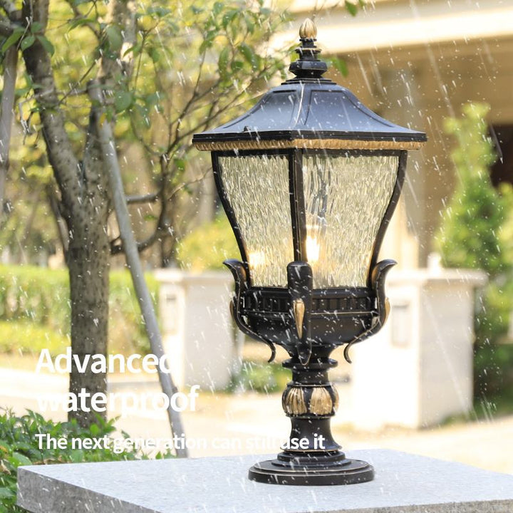 BowLift | LumaLux Solar Outdoor Lantern | Weatherproof | Solar Powered | Garden Lighting for Terrace and Entry Area
