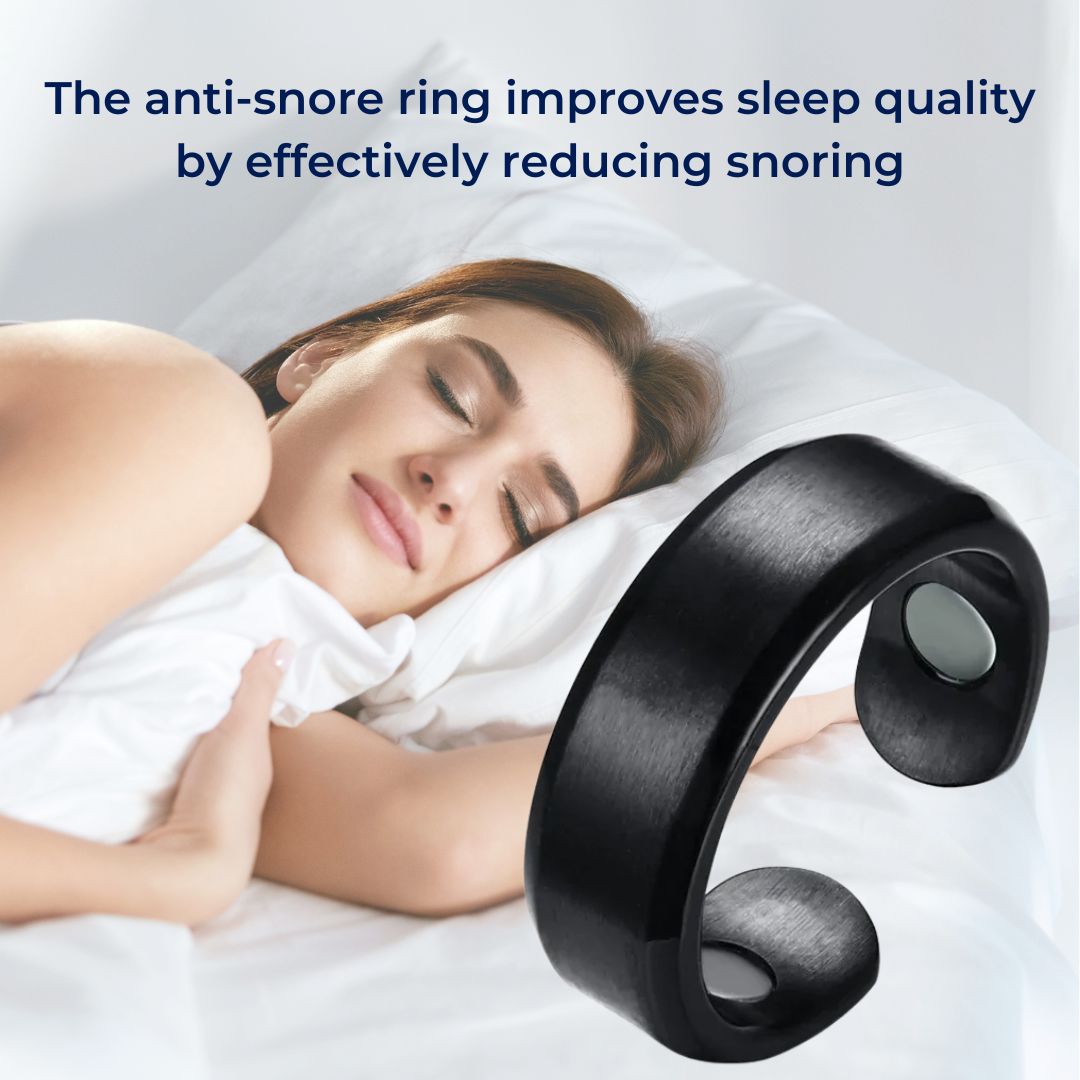 QuietRest Anti-Snore Ring | Reduces Snoring for Better Sleep - Helps Clear Airways and Improves Rest Quality Bowlift