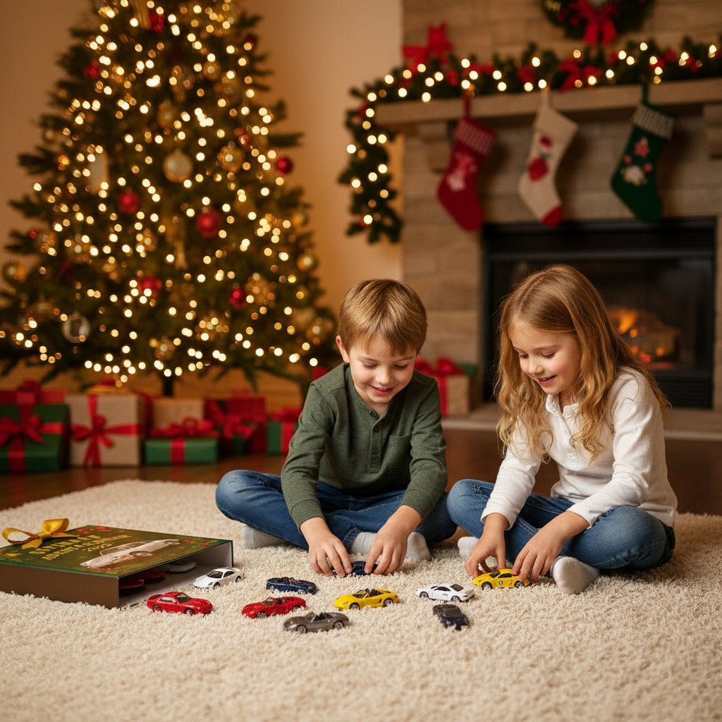 BowLift | Limited Supercar Advent Calendar with 24 Precise Miniature Models