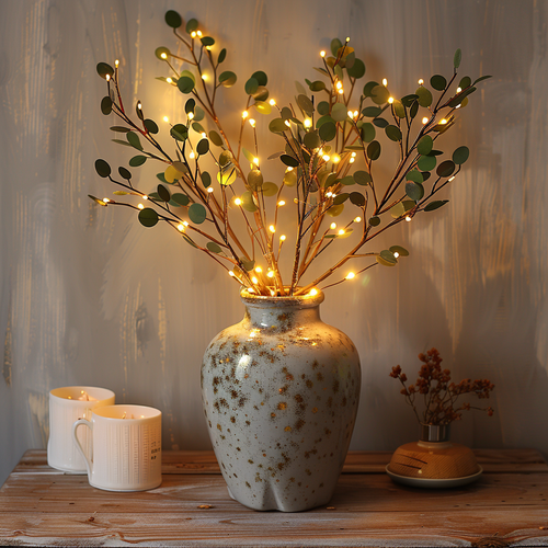 BowLift | OlivaFairy Mood Lamp with Olive Branches and LED Lighting