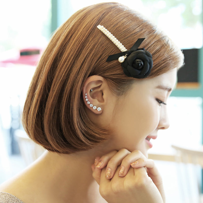 BowLift | Glamour | Shiny Zircon 925 Sterling Silver Earring