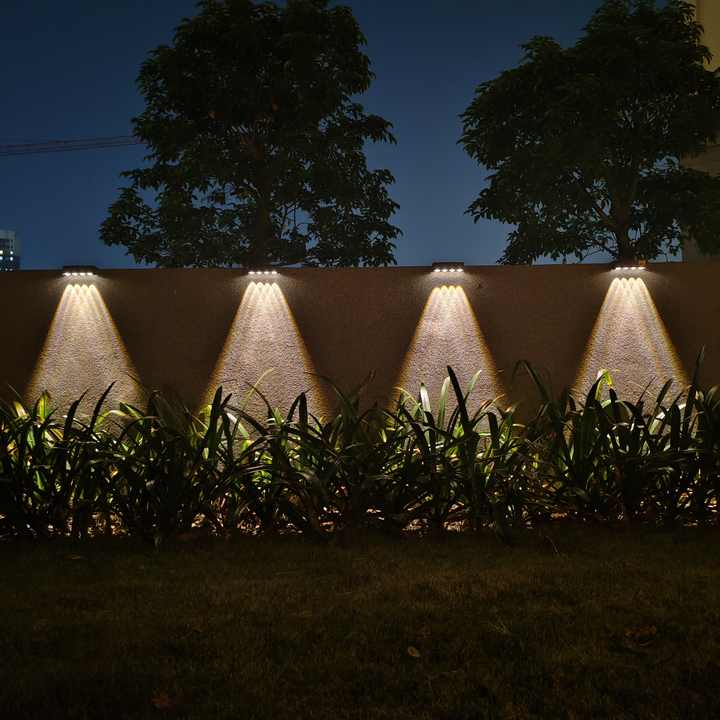 BowLift | RGB Solar Wall Light – Four-Sided Ambient Lighting