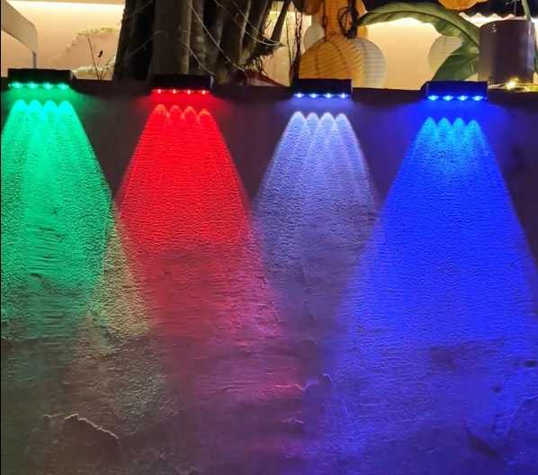 BowLift | RGB Solar Wall Light – Four-Sided Ambient Lighting