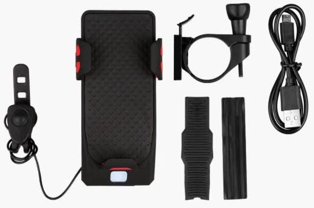 BowLift | Compact 4-in-1 bicycle device with horn, light & charging function