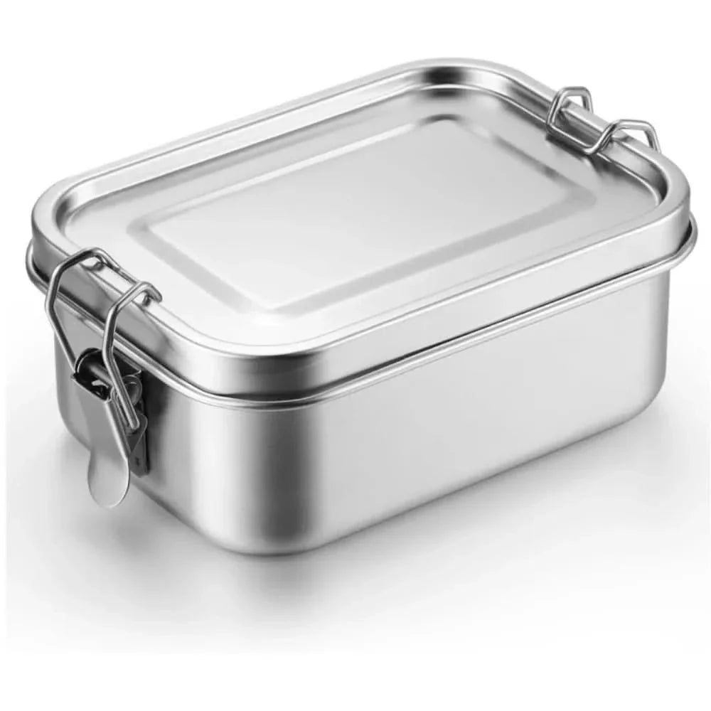 BowLift | RVS Bento Lunchbox 800ml – Leak-proof, Compartments, Dishwasher Safe