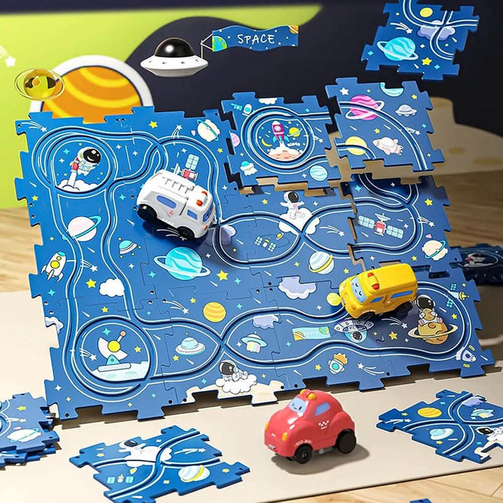 BowLift | Creative race track puzzle with car for action-packed fun