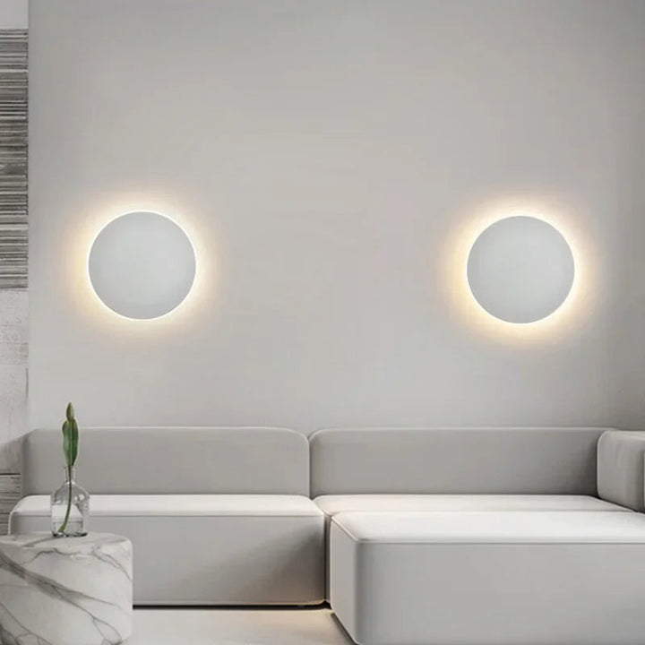 BowLift | Lumeo LED Wall Lamp Round – Dimmable, 20/30 cm – Touch & Sensor Control