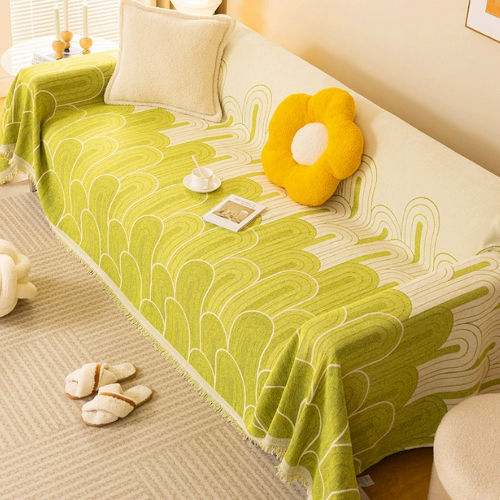 BowLift | Rainbow Arches Chenille Sofa Cover