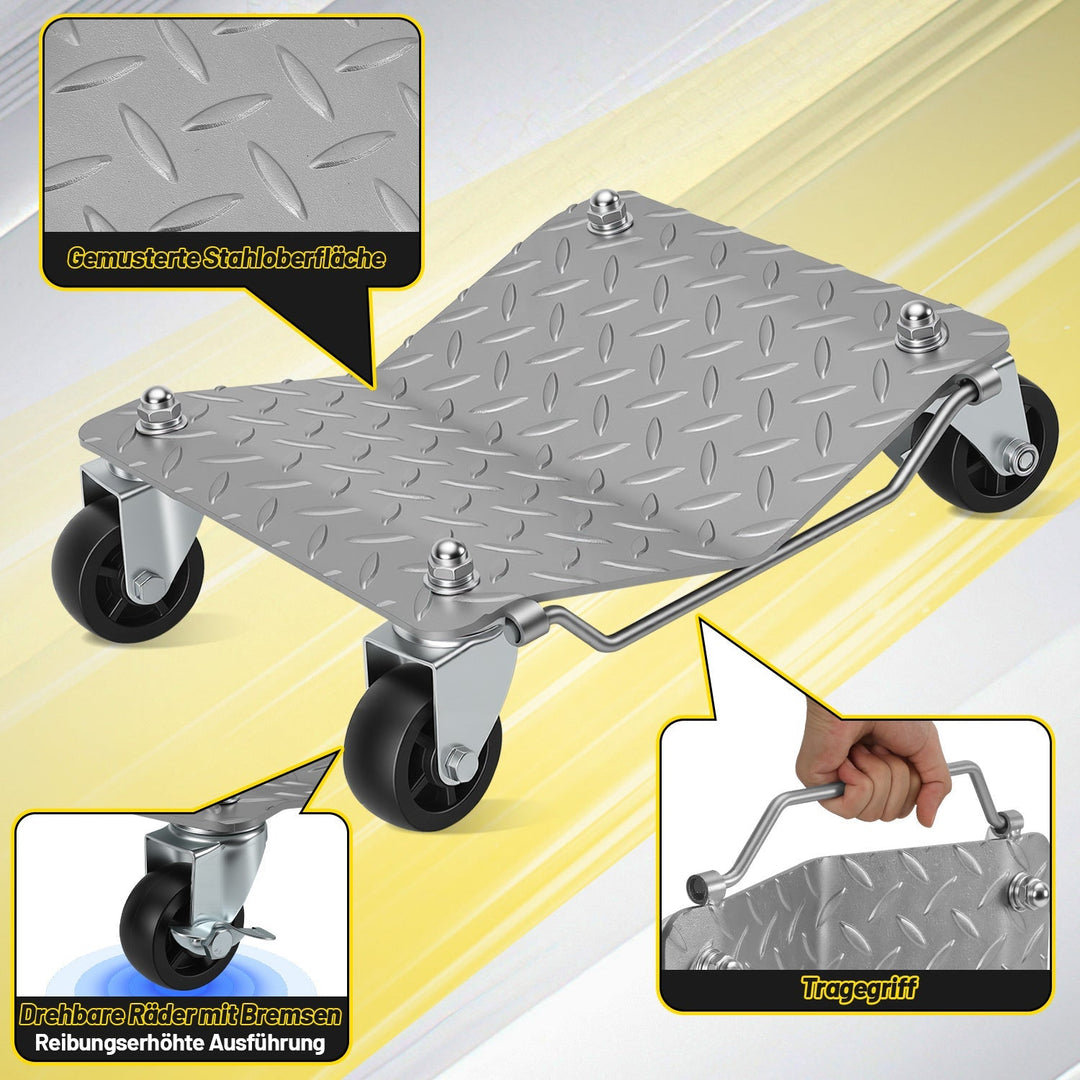 Maneuvering aid car maneuvering roller car 2/4 pieces | Bowlift