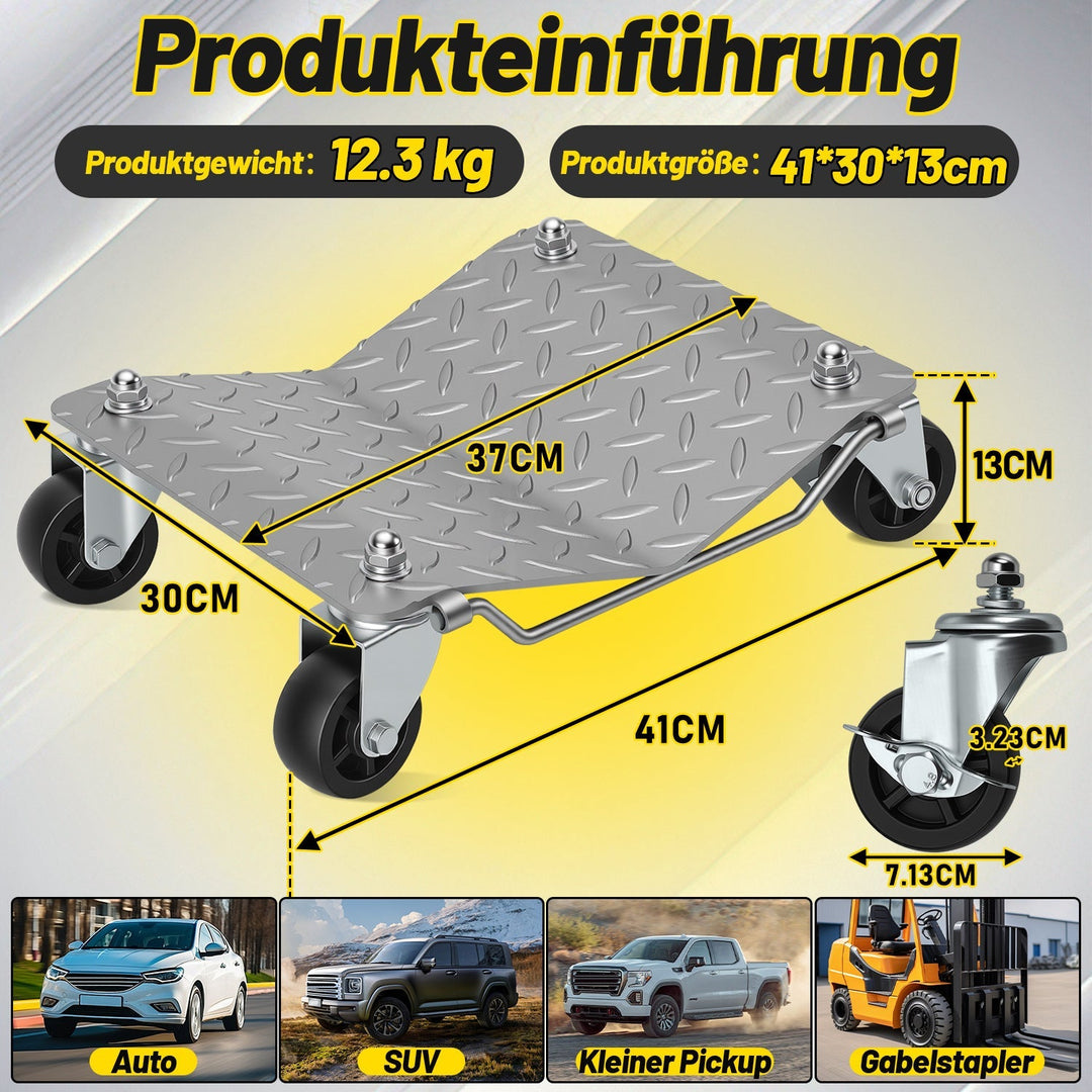 Maneuvering aid car maneuvering roller car 2/4 pieces | Bowlift