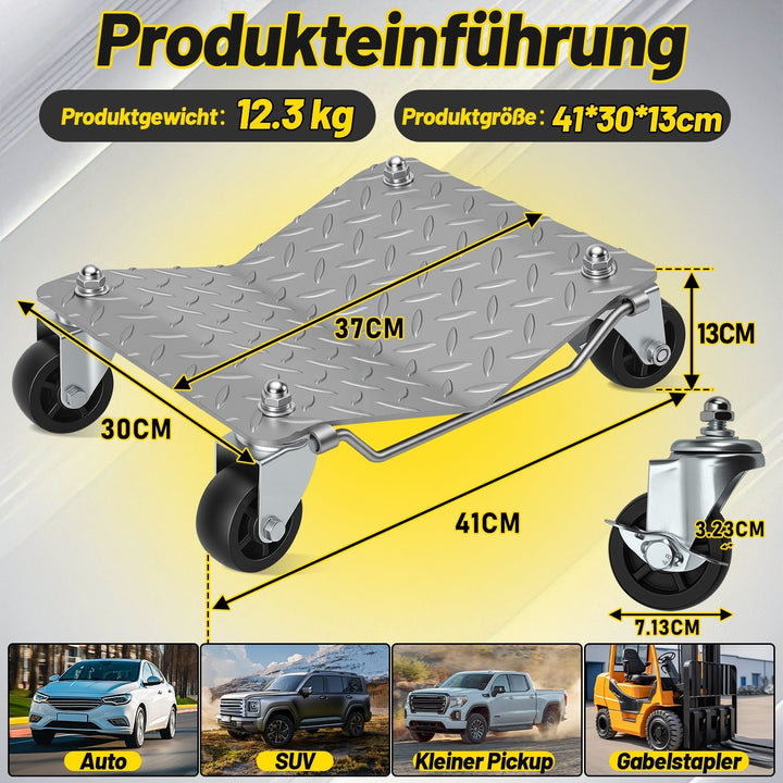 Maneuvering aid car maneuvering roller car 2/4 pieces | Bowlift