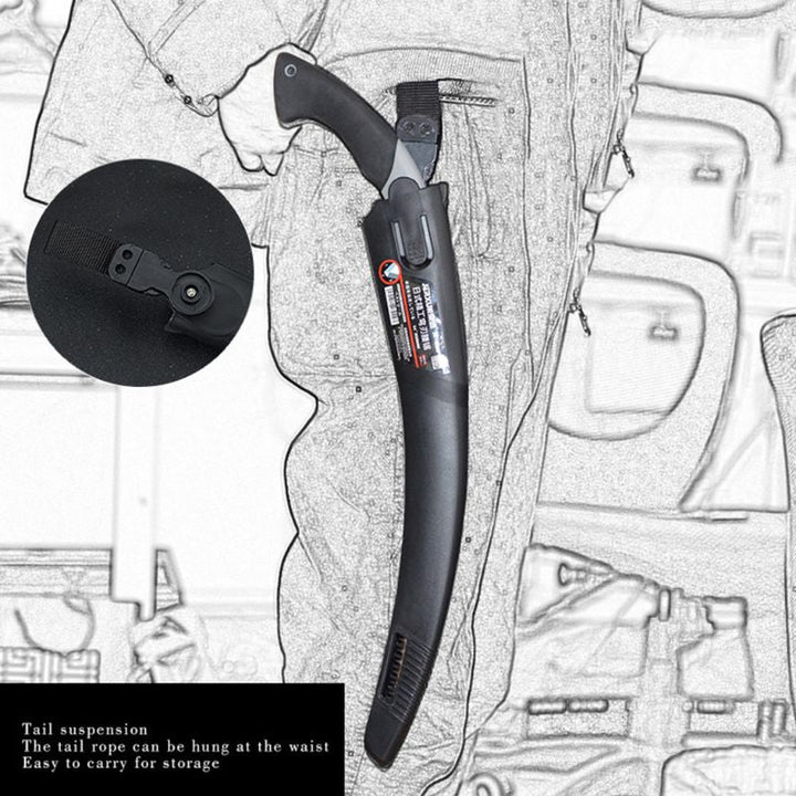 Razor Sharp Curved Garden Pruning Saw | Bowlift