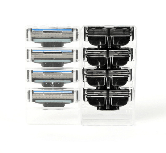 4 razor blades for men - compatible with Mach3 | Bowlift