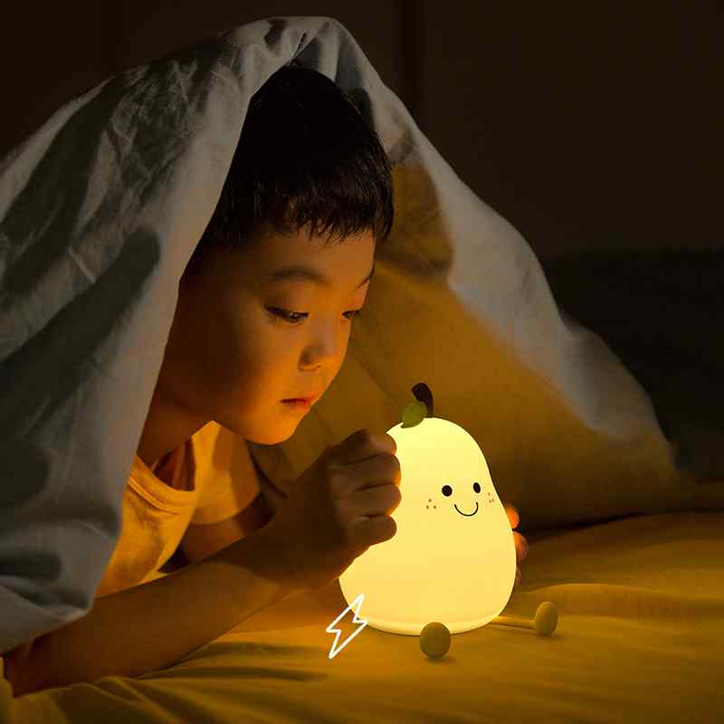 Cute peach-colored lamp with lighting | Bowlift