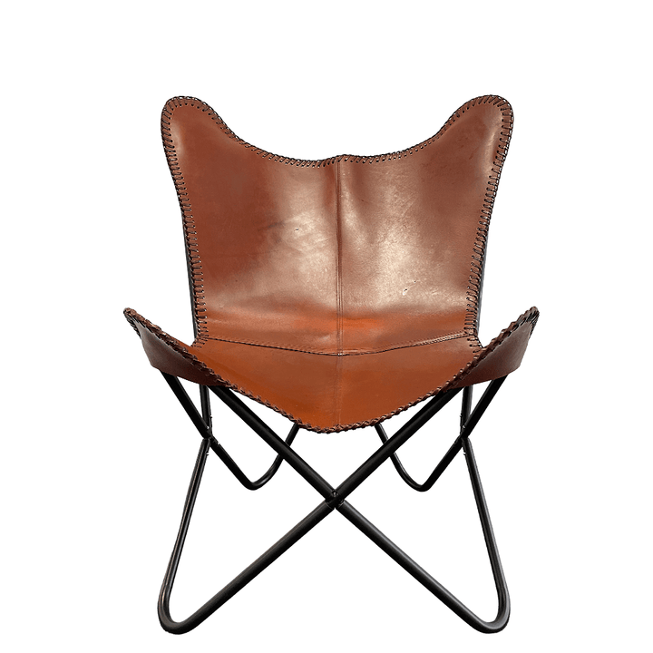 Bat chair made of real leather (available in different colors) | Bowlift
