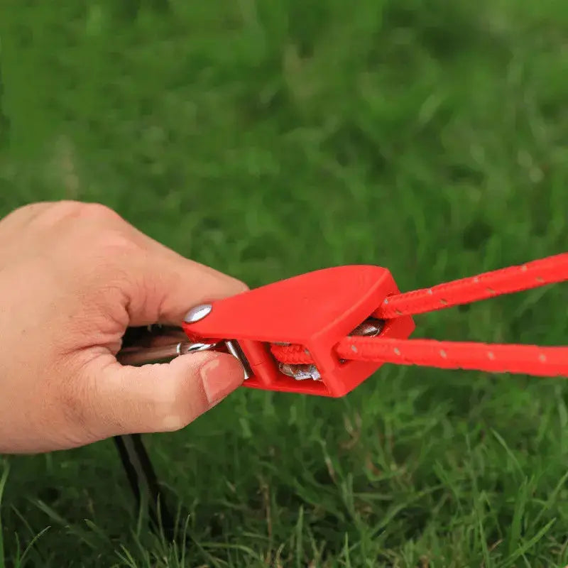 BowLift | Reflective Outdoor Rope Set – With Carabiner, Hooks & Tensioner for Tent & Camping (4 Pieces)