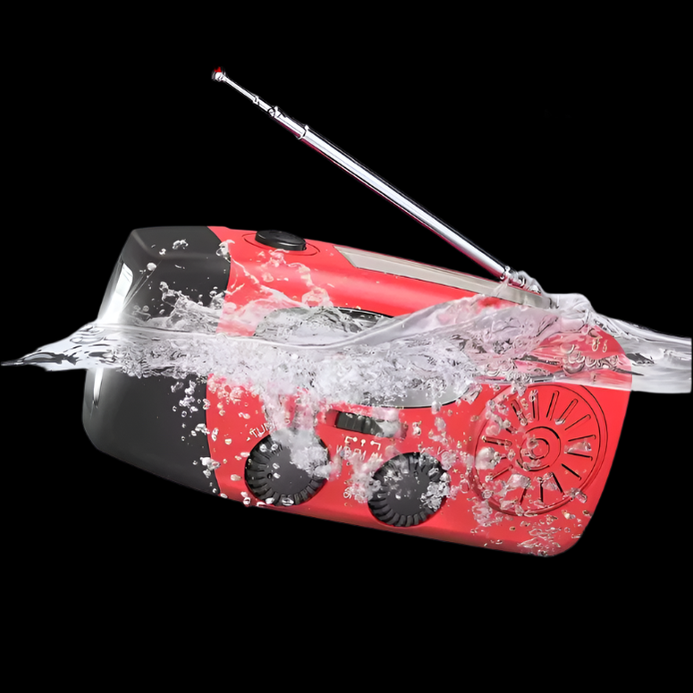 BowLift | Emergency Radio | Solar Hand Crank Power Hub for Camping