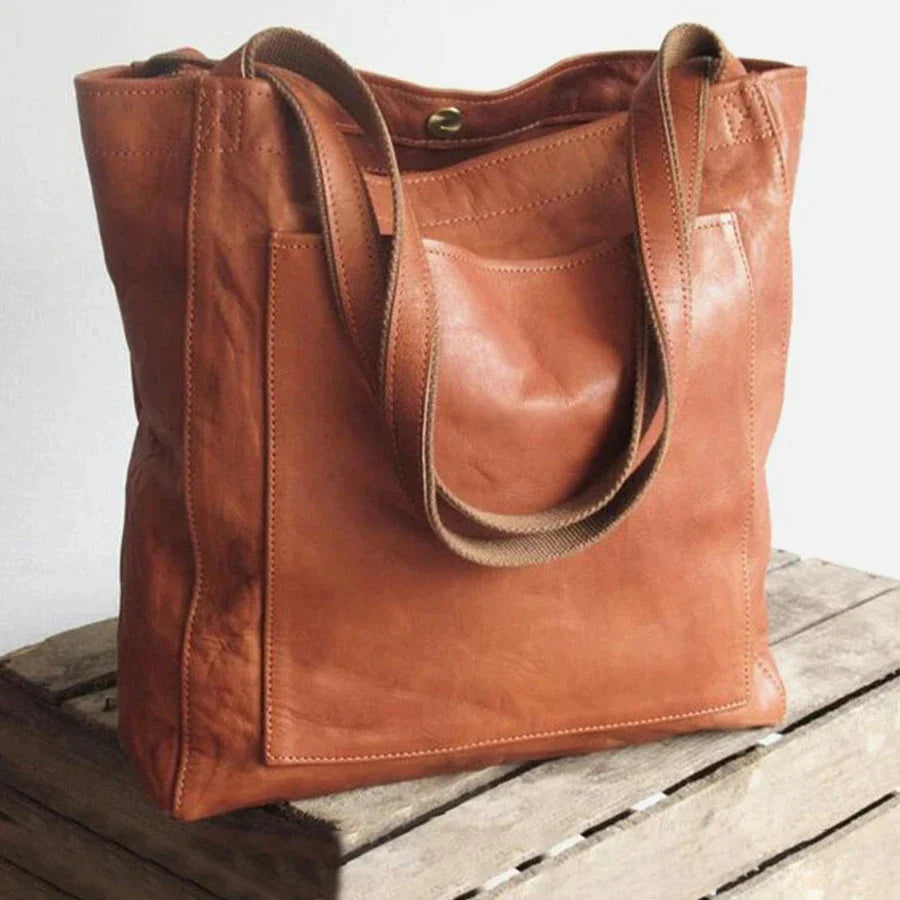 BowLift | Eva | Luxury Leather Handbag for Women – Elegant Everyday Shoulder Bag with Inner Compartments