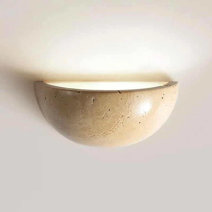 BowLift | LED Stone Wall Light – Natural Look for Living Room & Bedroom